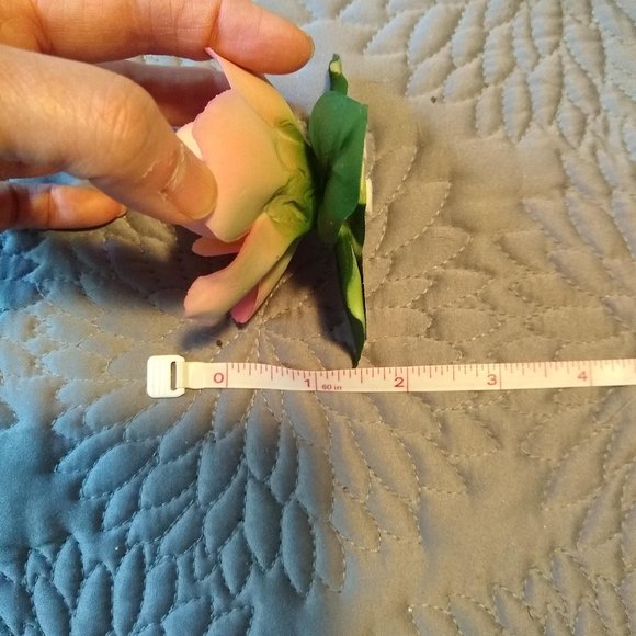 Vintage 60s Italian genuine Capodimonte Porcelain Flower, Rose NWT - Picture 8 of 8